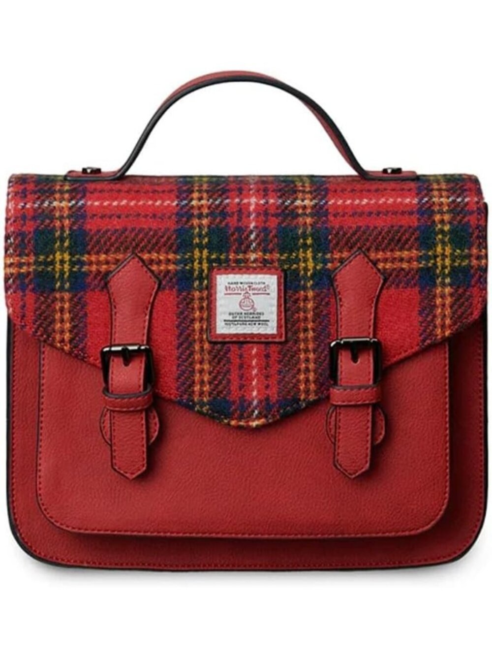 Stylish Harris Tweed Satchel Shoulder Bag | Scottish Handbag for Women